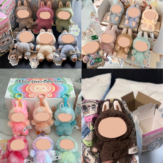 Labubu V1 The Monsters Exciting Macaron Series Plush Pendant Blind Box