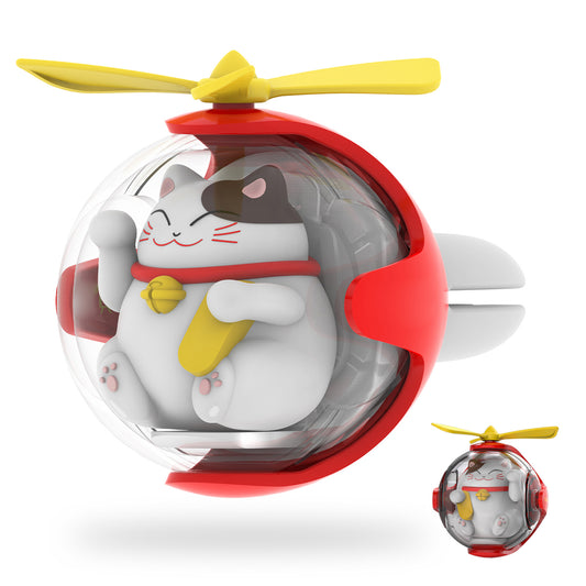 Yellow Duck Christmas Car Air Freshener with 6-Color Auto Light Up & 4 Scented Replacements Tablets – Light Scent, Decorative Auto Accessories