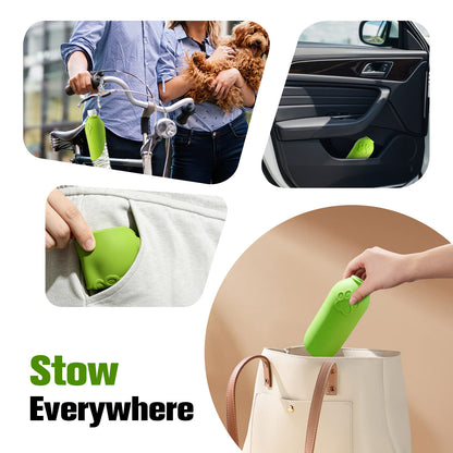Portable Dog Water Bottle Attachment, Foldable Dog Water Bowl for Walks | Silicone Dog Drink Dispenser, Fits Opening 26mm+ Water Bottle, Ideal For Daily Hiking & Travel, Quick Rinse & Easy Setup