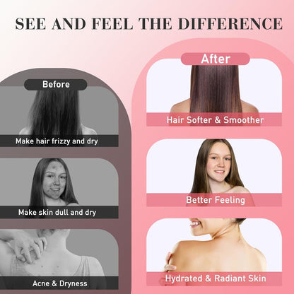 Hillien Vitamin C & Aromatherapy Skincare Spa Shower Head with Handheld, Filtered Showerhead for Hard Water - Removes Chlorine & Heavy Metals, Softer Skin & Hair Care